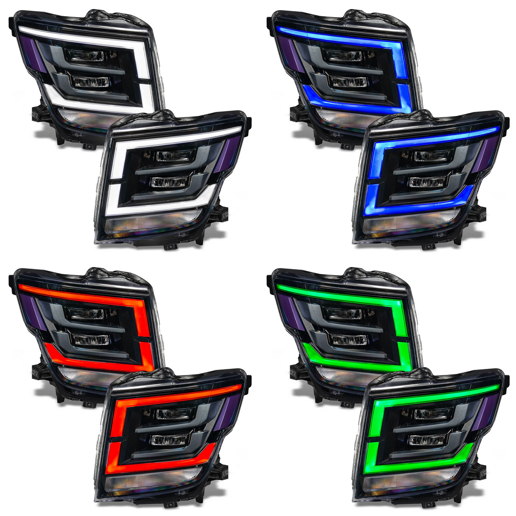 RGB Halo Kits Nissan Titan Multicolor RGBW DRL Boards (2021-2022)