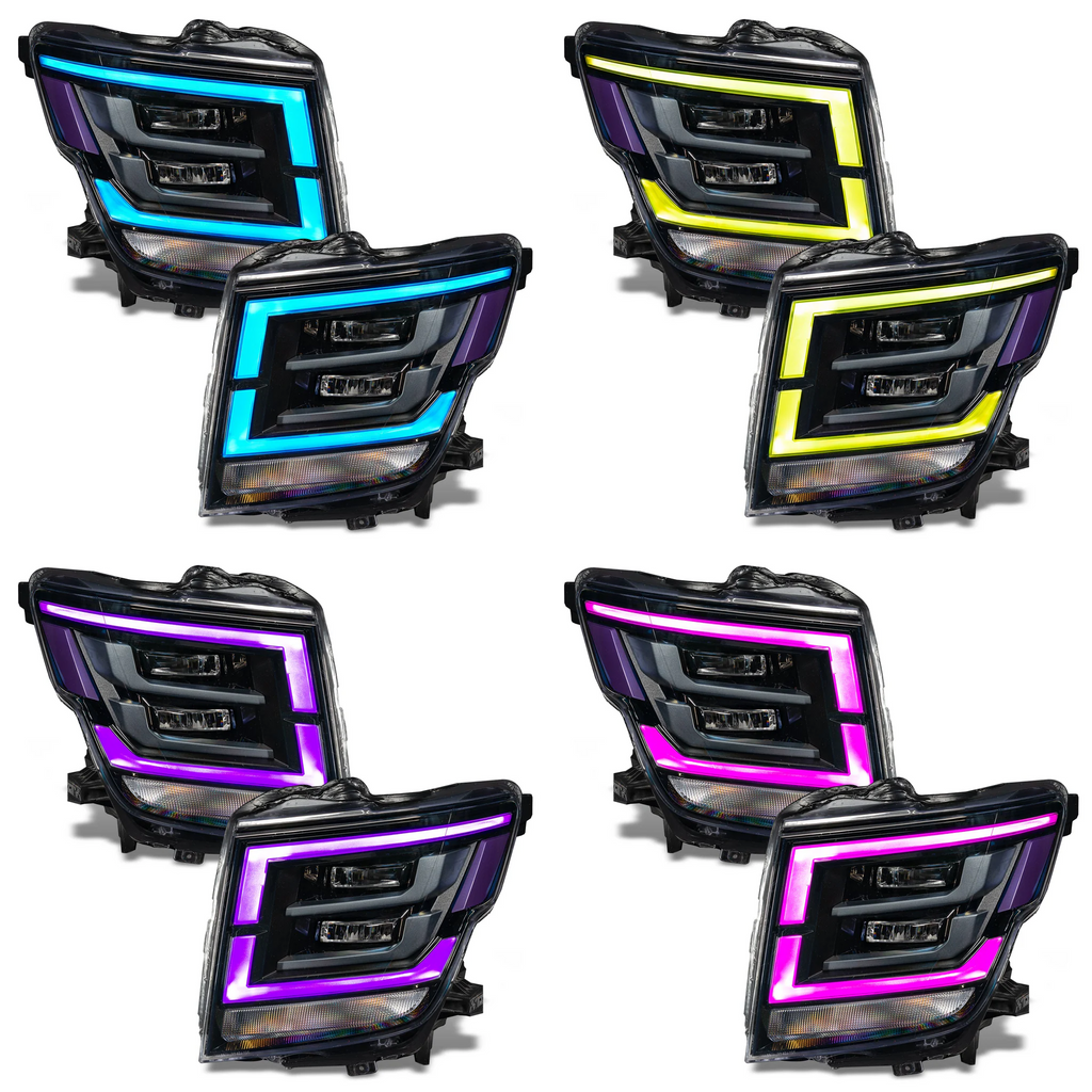 RGB Halo Kits Nissan Titan Multicolor RGBW DRL Boards (2021-2022)