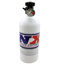Load image into Gallery viewer, Nitrous Express 10lb Bottle w/Lightning 500 Valve (6.89 Dia x 20.19 Tall) w/Gauge, product view 1