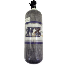 Load image into Gallery viewer, Nitrous Express Composite Bottle w/Lightning 500 Valve -6 Bottle Nipple (6.79 Dia. x 23.25 Tall), product view 1