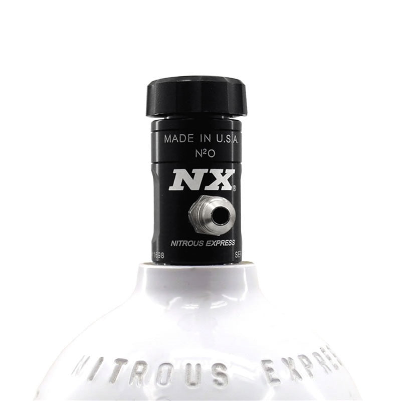 Nitrous Express Billet Alum M/C Bottle Valve 3/4in Thread w/O-Ring, product view 3
