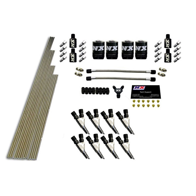 Nitrous Express 8 Cyl STD Nozzle Intake Plumbing Kit (Incl Hardware), product view 5