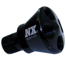 Load image into Gallery viewer, Nitrous Express 4 Port Micro Showerhead Distribution Block - Black, product view 1