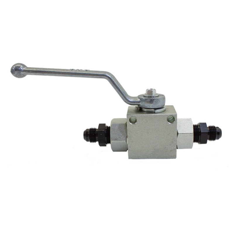 Nitrous Express Remote Shutoff Nitrous Valve 6AN Male Inlet and Outlet, product view 1