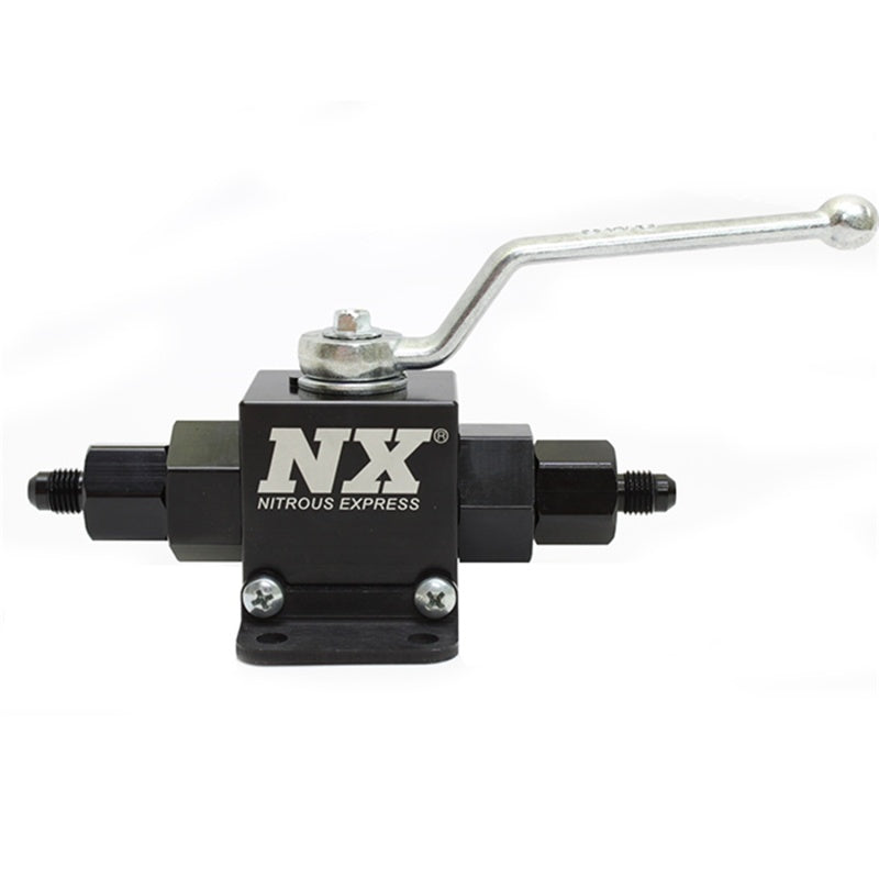 Nitrous Express Lightweight Billet In-Line Valve 1.5in I.D (4AN Fitting), product view 2