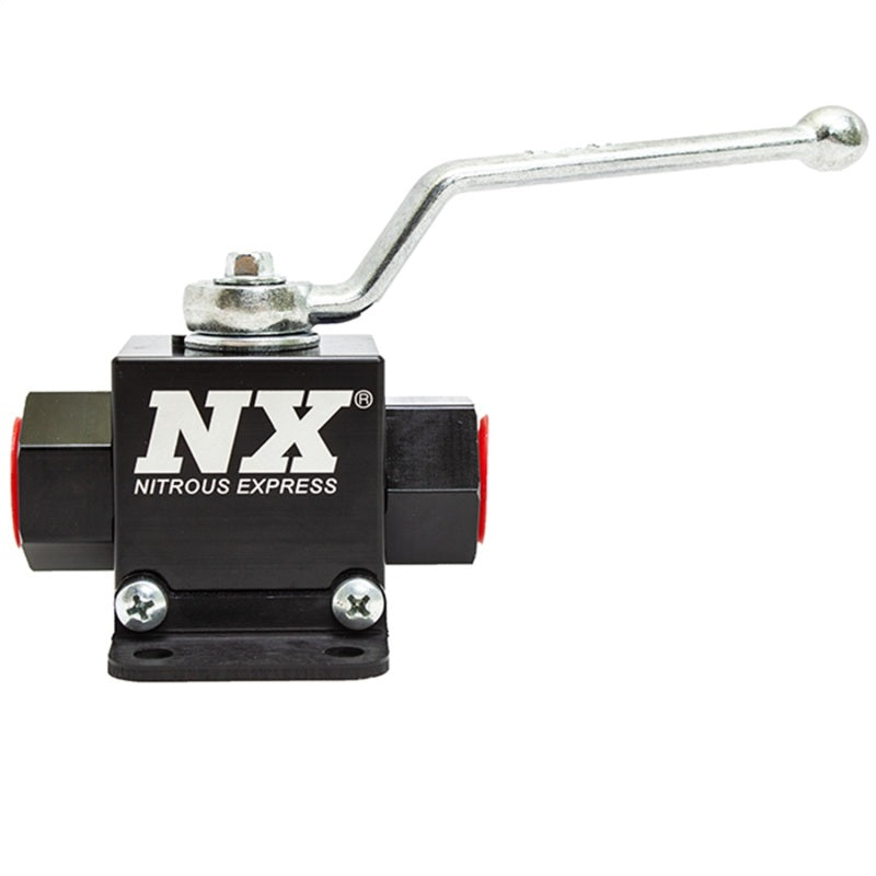 Nitrous Express Lightweight Billet In-Line Valve 1.5in I.D (Without Fittings), product view 2