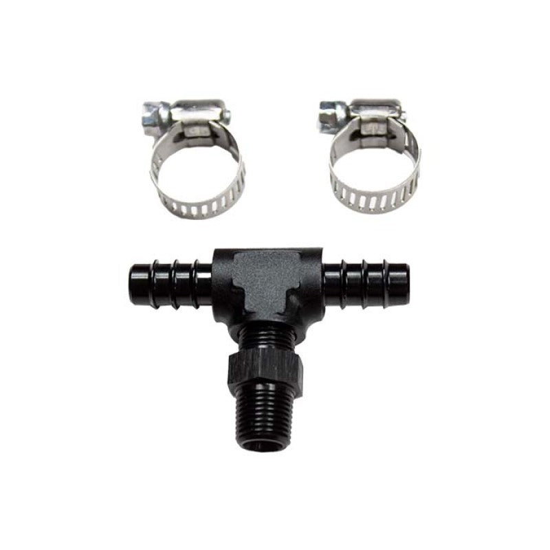 Nitrous Express 1/8NPT x 1/4 Hose Barb Tee, product view 1