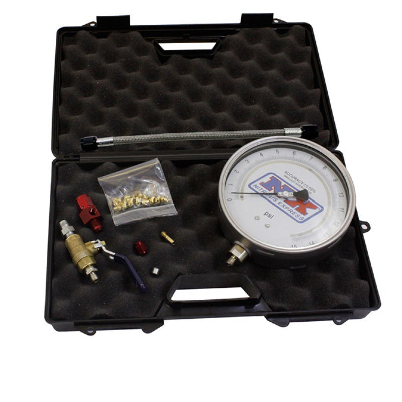 Nitrous Express Master Flo-Check Pro (6 Certified Gauge & Molded Case), product view 1