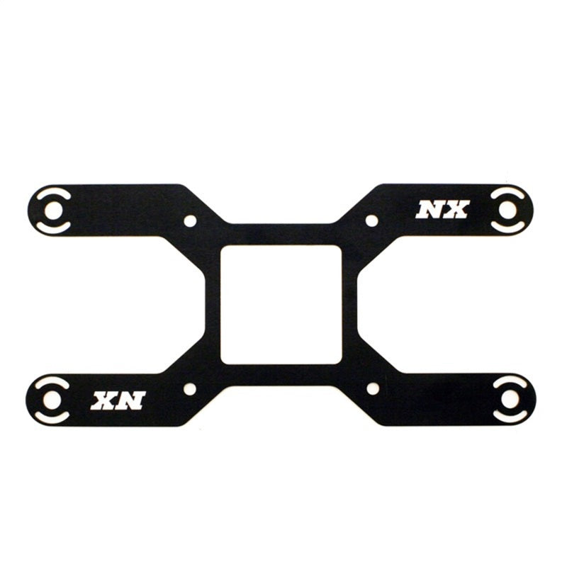 Nitrous Express Carb Plate Solenoid Bracket for 4150 (4 Solenoids), product view 1