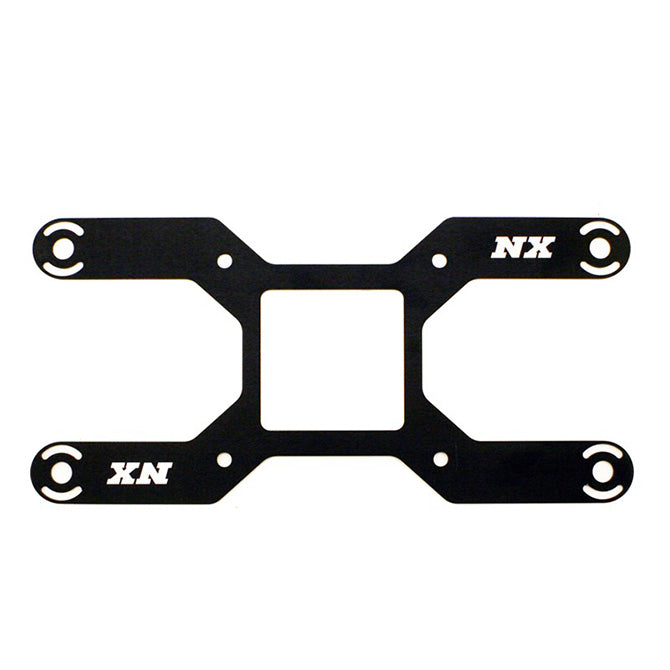 Nitrous Express Carb Plate Solenoid Bracket for 4150 (4 Solenoids), product view 5
