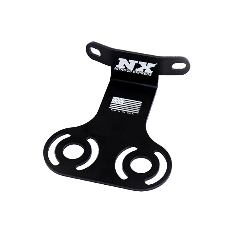 Nitrous Express 2024+ Ford Mustang 5.0L Dual Throttle Body Plate Solenoid Bracket, product view 1