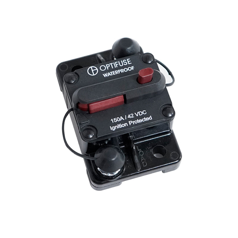 Nitrous Express Surface Mount Manual Reset 150A 42 VDC Circuit Breaker, product view 1