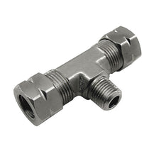 Load image into Gallery viewer, Nitrous Express 3/8 Compression x 1/8 Male NPT Branch T, product view 5