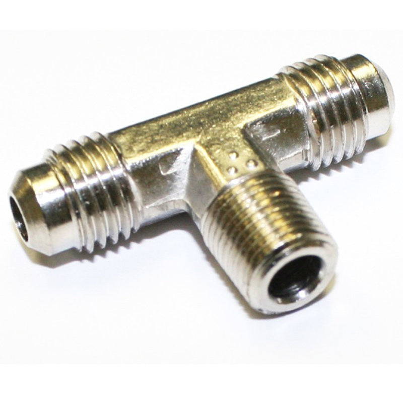 Nitrous Express 4AN Male x 1/8NPT Straight T, product view 2