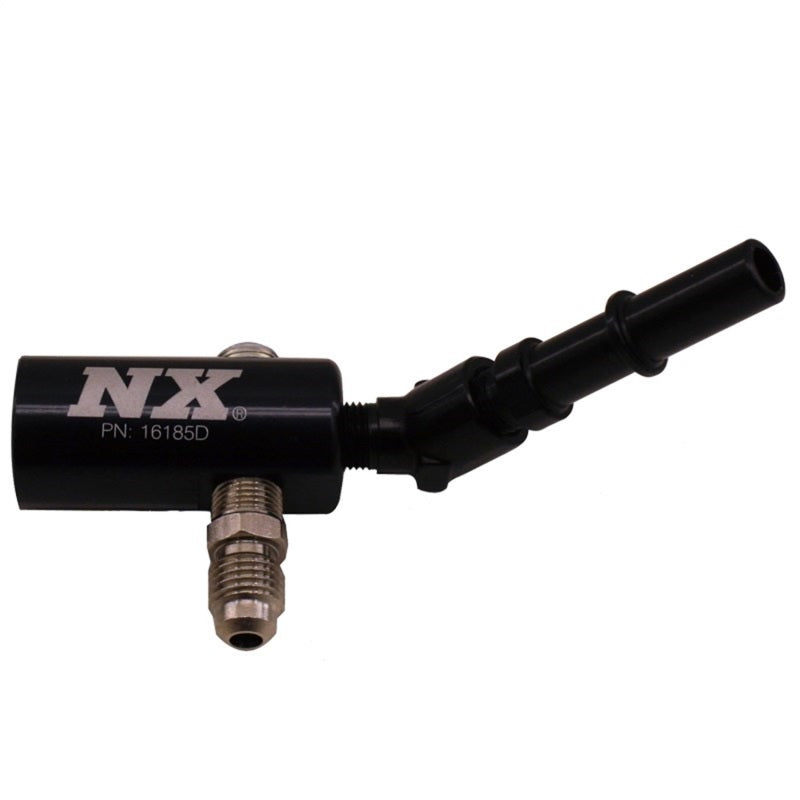 Nitrous Express 3/8-10mm Late Model Billet Fuel Line Adapter 45 Degree, product view 1