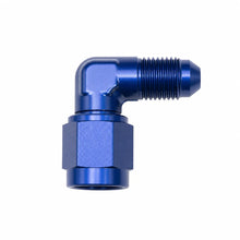 Load image into Gallery viewer, Nitrous Express 16196-90 3AN 90 Deg Swivel Blue
