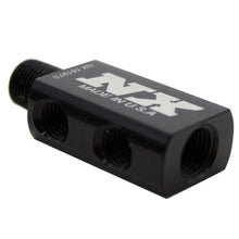 Load image into Gallery viewer, Nitrous Express Compact Distribution Block w/Gauge Port, product view 3