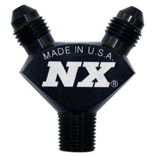 Load image into Gallery viewer, Nitrous Express 1/8NPT x 3AN x 3AN Billet Pure-Flo Y Fitting - Black, product view 1