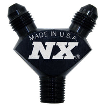 Load image into Gallery viewer, Nitrous Express 1/8NPT x 3AN x 3AN Billet Pure-Flo Y Fitting - Black, product view 2