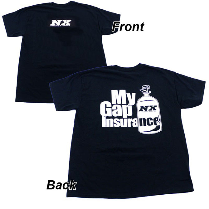 Nitrous Express Gap Insurance T-Shirt 3XL - Black, product view 5