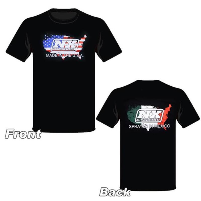 Nitrous Express Sprayed In Mexico Black T-Shirt - Small, product view 1