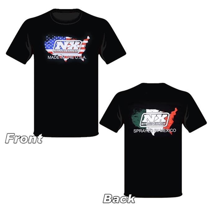 Nitrous Express Sprayed In Mexico Black T-Shirt - Small, product view 3