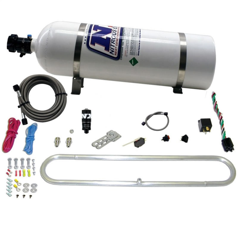 Nitrous Express N-Tercooler System w/15lb Bottle (Remote Mount Solenoid), product view 2