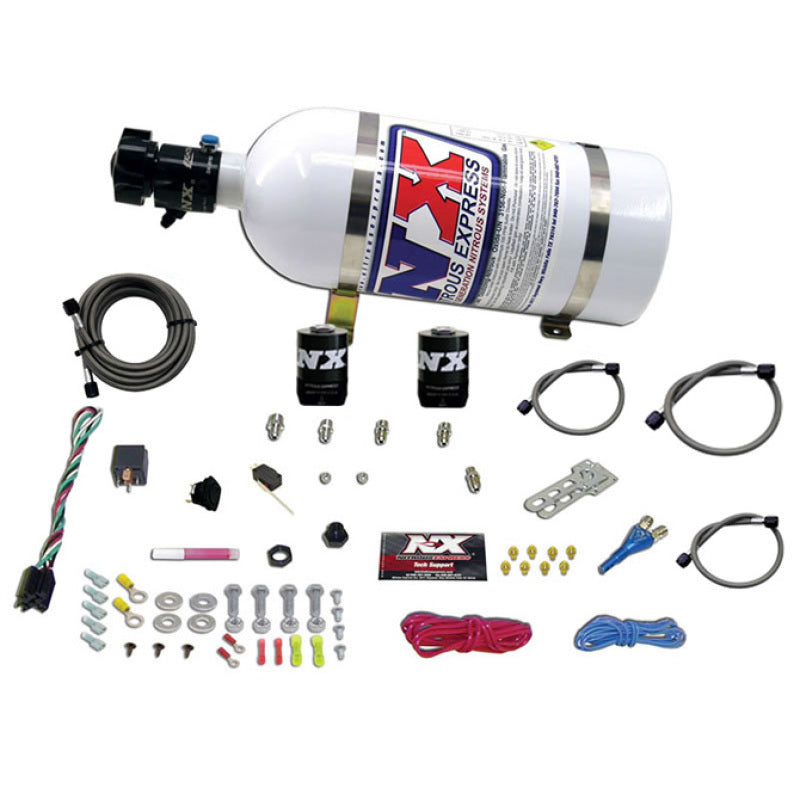 Nitrous Express Ford EFI Race Single Nozzle Nitrous Kit (100-250HP) w/10lb Bottle, product view 1