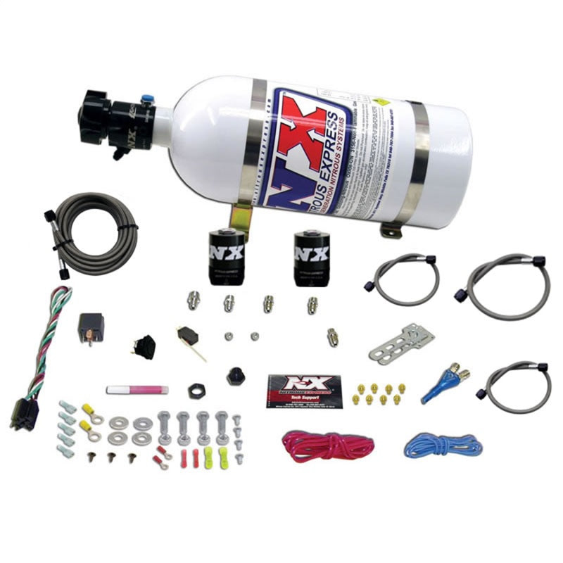Nitrous Express Ford EFI Race Single Nozzle Nitrous Kit (100-250HP) w/10lb Bottle, product view 2