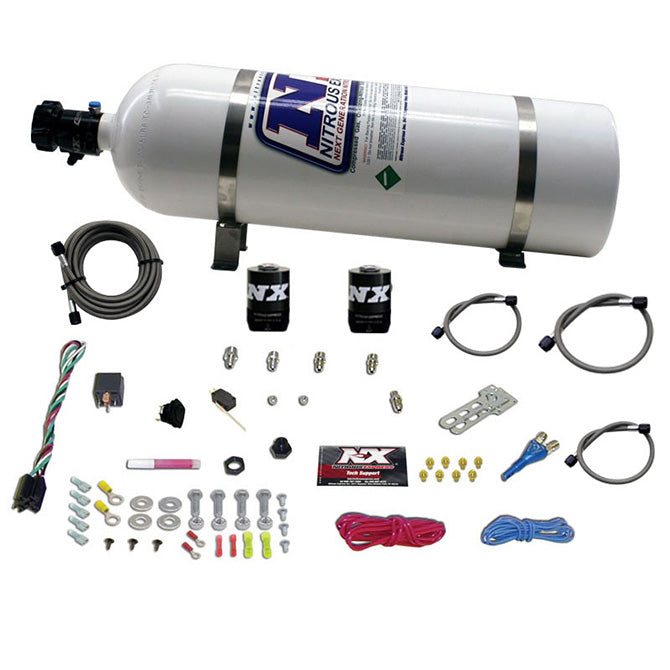 Nitrous Express Ford EFI Race Single Nozzle Nitrous Kit (100-250HP) w/15lb Bottle, product view 5