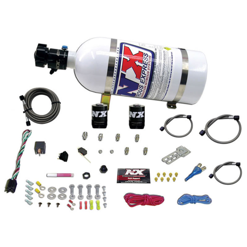 Nitrous Express GM EFI Race Single Nozzle Nitrous Kit (100-250HP) w/10lb Bottle, product view 1