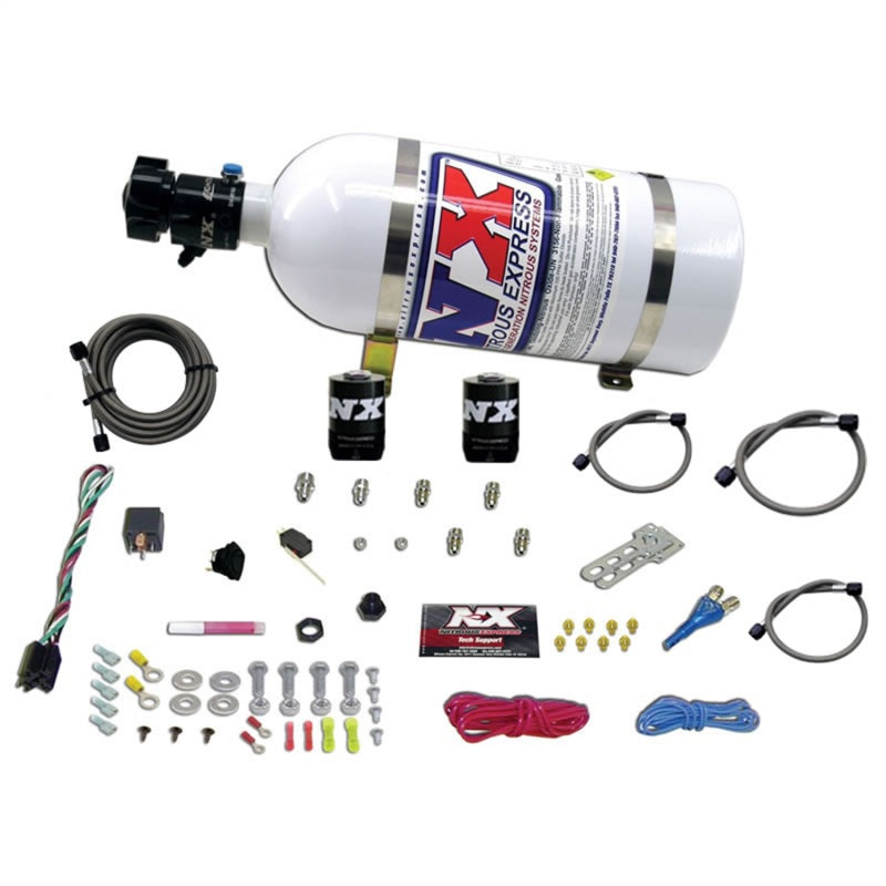 Nitrous Express GM EFI Race Single Nozzle Nitrous Kit (100-250HP) w/10lb Bottle, product view 2