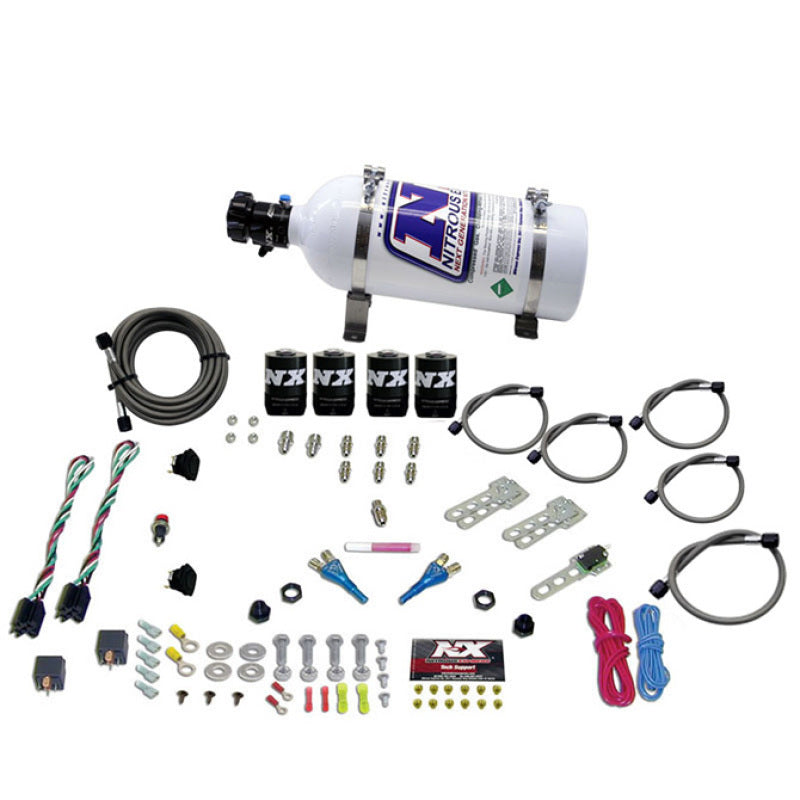 Nitrous Express Ford EFI Dual Stage Nitrous Kit (50-150HP x 2) w/5lb Bottle, product view 3