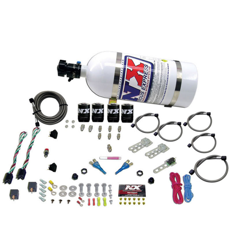 Nitrous Express Ford EFI Dual Stage Nitrous Kit (50-150HP x 2) w/10lb Bottle, product view 1