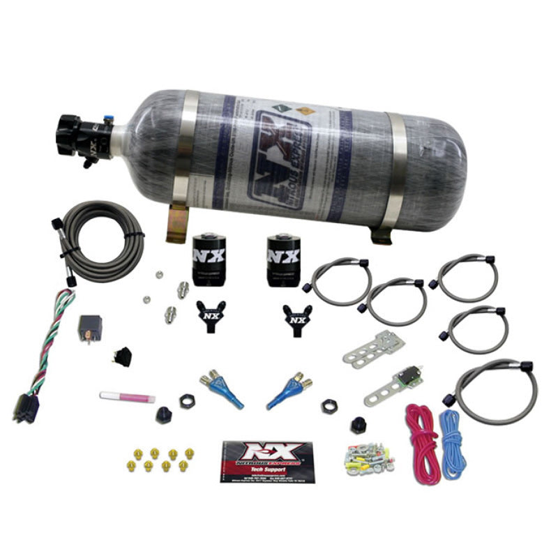 Nitrous Express GM EFI Dual Nozzle Nitrous Kit (100-300HP) w/Composite Bottle, product view 2