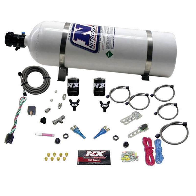 Nitrous Express GM TBI Nitrous Kit (50-125HP) w/15lb Bottle, product view 3