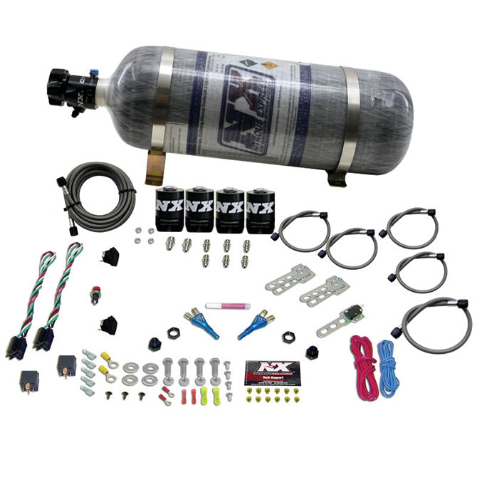 Nitrous Express GM EFI Dual Stage Nitrous Kit (50-150HP x 2) w/Composite Bottle, product view 5