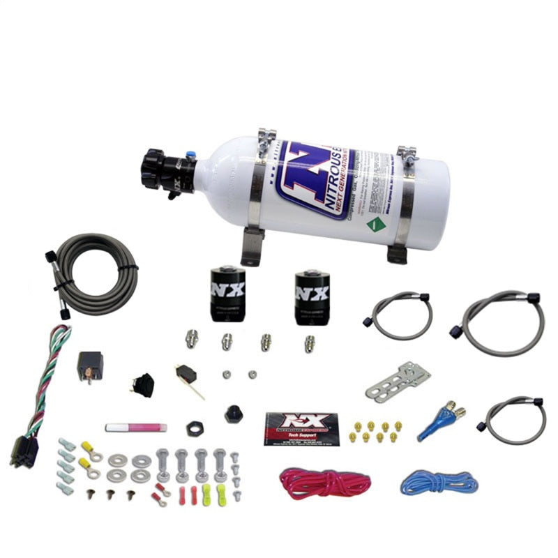 Nitrous Express Dodge EFI Race Single Nozzle Nitrous Kit (100-250HP) w/5lb Bottle, product view 2
