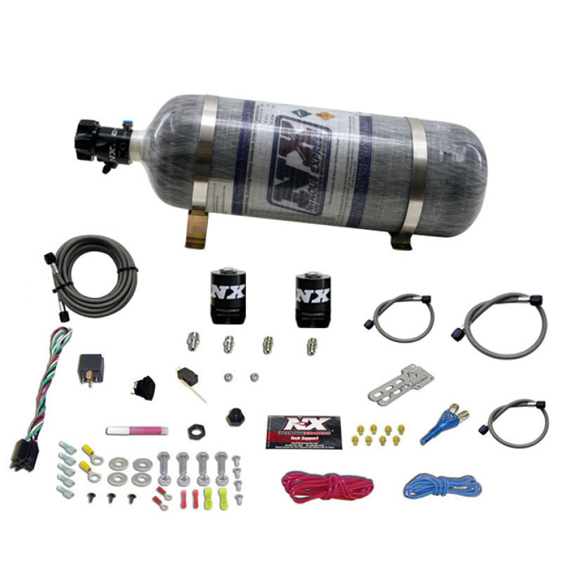 Nitrous Express Dodge EFI Race Single Nozzle Nitrous Kit (100-250HP) w/Composite Bottle, product view 2