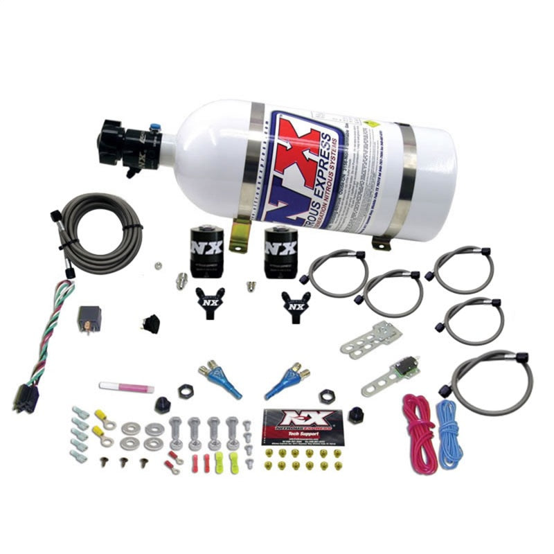 Nitrous Express 08-10 Dodge Viper EFI Dual Nozzle (100-300HP) w/10lb Bottle, product view 3