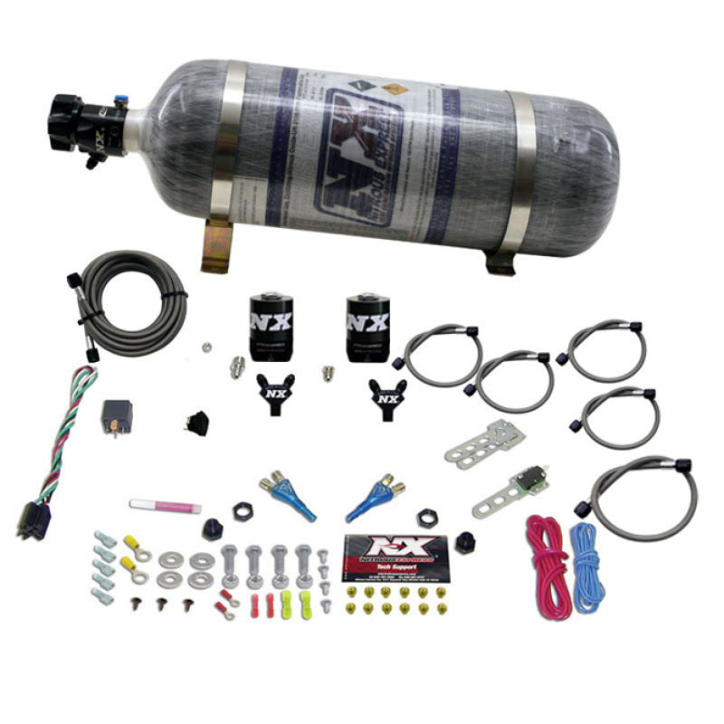 Nitrous Express 08-10 Dodge Viper EFI Dual Nozzle (100-300HP) w/Composite Bottle, product view 3