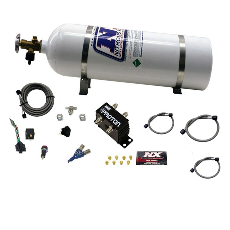 Nitrous Express Proton Series Nitrous Kit w/15lb Bottle, product view 1