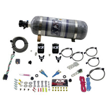 Load image into Gallery viewer, Nitrous Express Dual Nozzle Sport Compact Nitrous Kit (35-50-75HP) w/12lb Bottle, product view 3