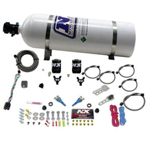Load image into Gallery viewer, Nitrous Express Dual Nozzle Sport Compact Nitrous Kit (35-50-75HP) w/15lb Bottle, product view 3