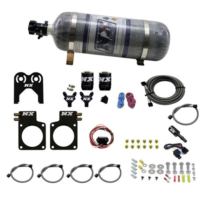 Nitrous Express Nissan GT-R Nitrous Plate Kit (35-300HP) w/Composite Bottle, product view 1