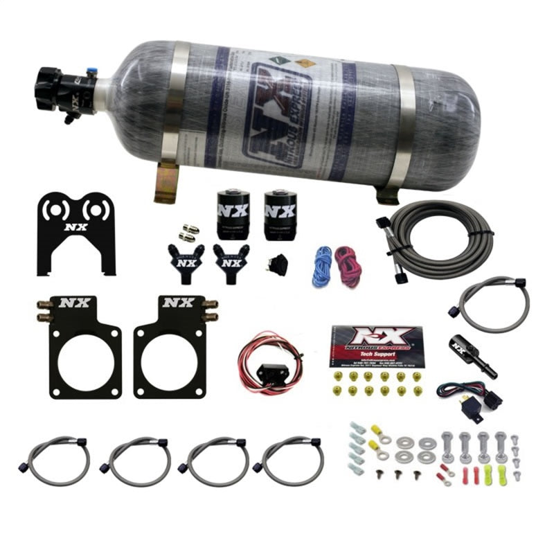 Nitrous Express Nissan GT-R Nitrous Plate Kit (35-300HP) w/Composite Bottle, product view 2
