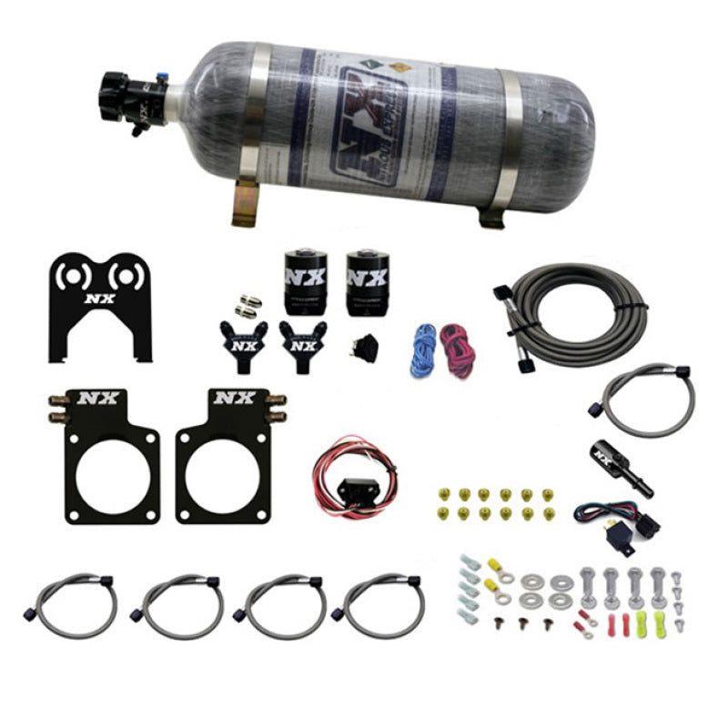 Nitrous Express Nissan GT-R Nitrous Plate Kit (35-300HP) w/Composite Bottle, product view 3
