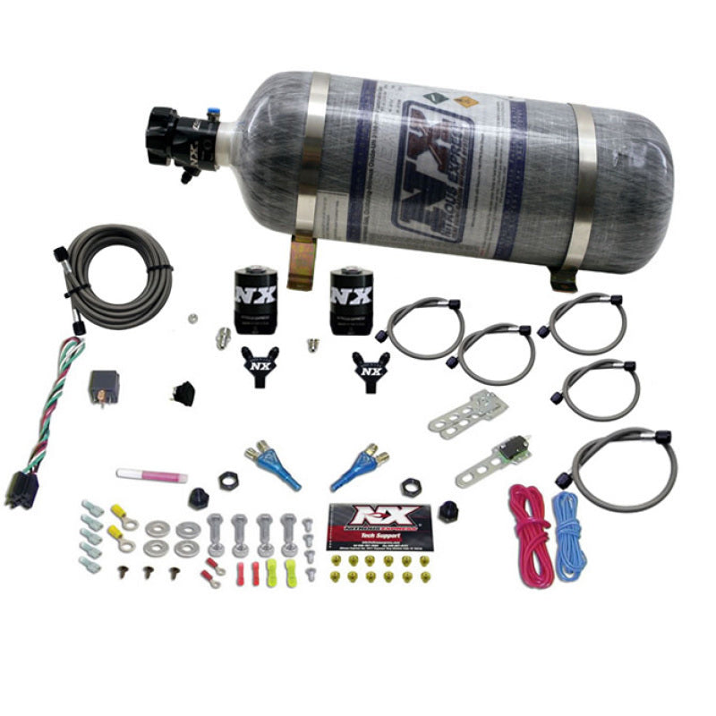 Nitrous Express BMW EFI All Dual Nozzle Nitrous Kit (50-300 HP) w/Composite Bottle, product view 3