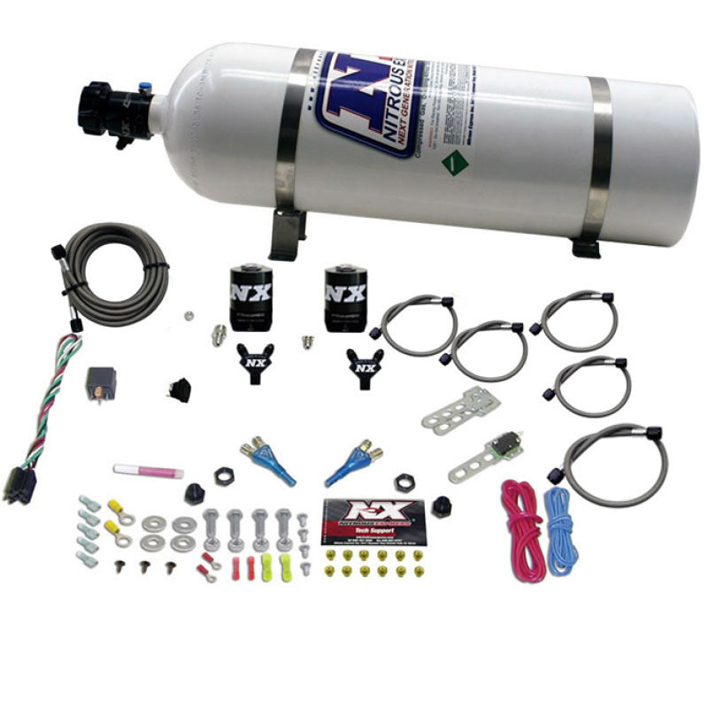 Nitrous Express BMW EFI All Dual Nozzle Nitrous Kit (50-300 HP) w/15lb Bottle, product view 1