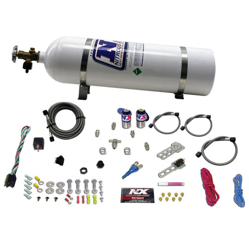 Nitrous Express Sub C Nitrous Kit (25-35-50HP) w/15lb Bottle, product view 1